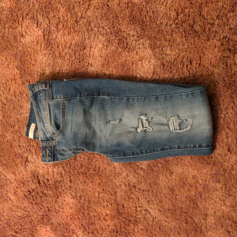 So brand, size 3, dark blue jeans